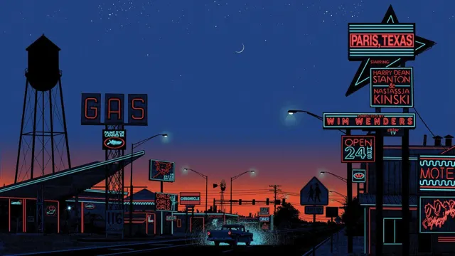 Night Town wallpaper